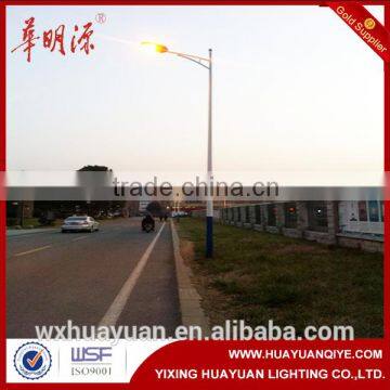 Steel material conical outdoor lighting pole and lamp post price