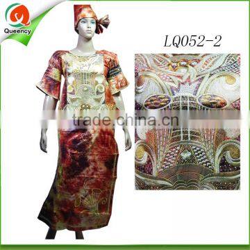 100% Cotton African Bazin African Bazin Clothing for Woman photo-2