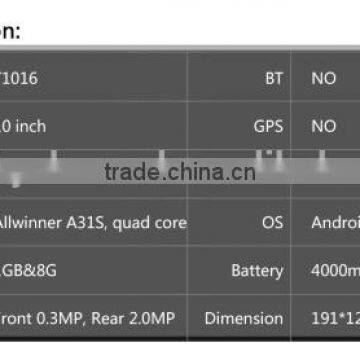 10.1 Inch Android Tablet Pc, Android Tablet Without Sim Card photo-3