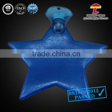 BS blue star shaped 1000ml pvc hot water bag