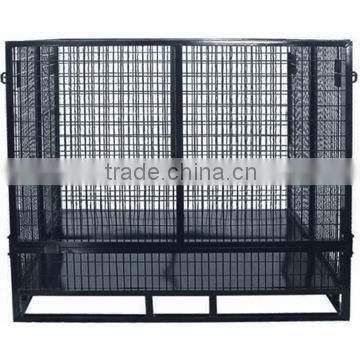 High quality customized heavy load folding stackable metal wire container