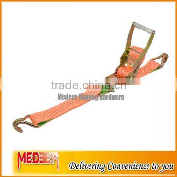 3000kg BS hard material aluminum handle 2inch 50mm strap tie down/2inch Car tie down