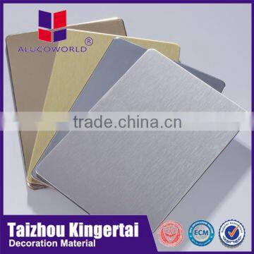 Alucoworld EXCELLENT A2 Grade Fireproof Acp With Metallic Color aluminum composite panel 4mm