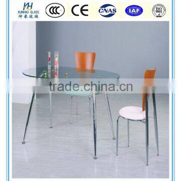 Low Price Tempered Toughened Furniture Glass Panel Table photo-4