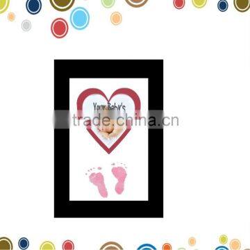 Handprint impression photo frame for kids boy girl painting