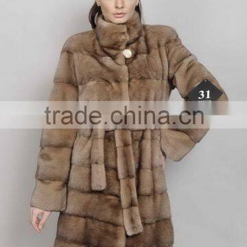 2015 winter mink fur coat for women