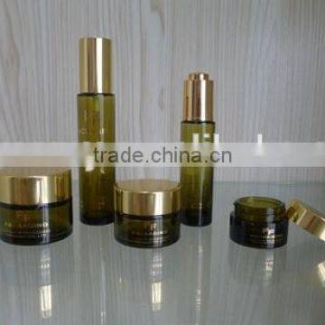 Fancy Glass Cream Jars and Bottles W