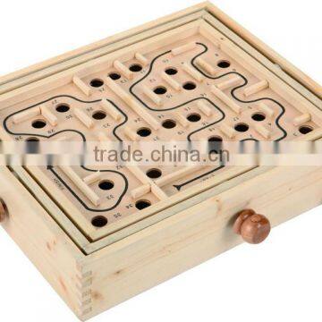 Hot selling wooden Labyrinth Ball Game with 3 size