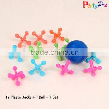 Wholesale Best Gifts Colorful 12 Jacks and Ball Hi Bouncing Plastic Ball for Children photo-2
