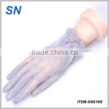 spring and summer fashion women lace sunscreen gloves