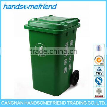 100L plastic wheelie trash can for outdoor,garbage can