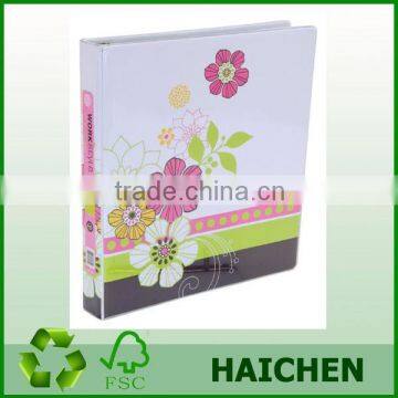 4C Pringtng paper 3 ring binders with cheap price