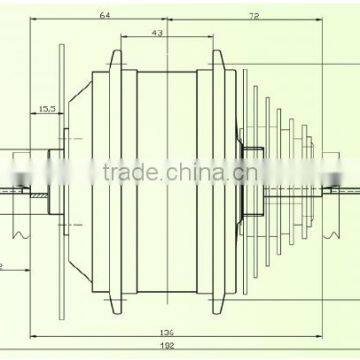 250W Electric Bicycle Hub Motor photo-5