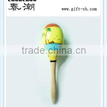 musical instrument wooden maracas toy