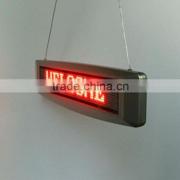 High quality low price underslung led message banner screen