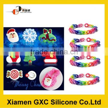 Merry christmas loom rubber band accessories