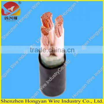 0.6/1kv PVC jacket XLPE insulated armored 3 core copper power cable