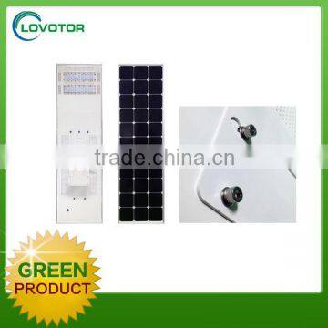 LY-60WR 110W sunpower solar panel 60W LED lamp all in one solar street light