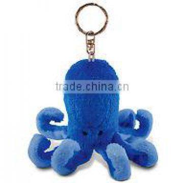 Puzzled Plush Keychain Octopus