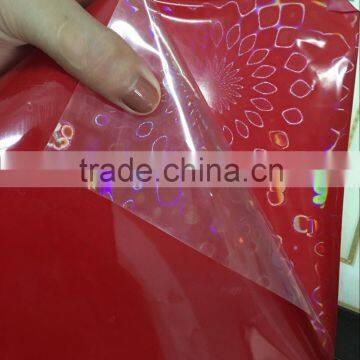 red color laser PU heat transfer vinyl