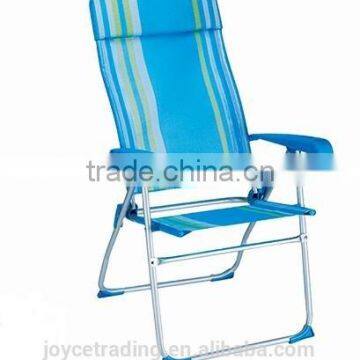 Beach chair with aluminum tube