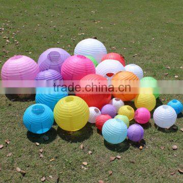 Wholesale Wedding Colorful Round Custom Printed Paper Lantern