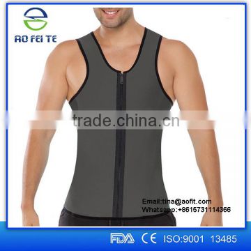 Men Unisex Trainning Belt Hot Slimming vest Neoprene Body Shaper Men's Hot Shaper