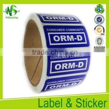 Security Self-adhesive Red Paper Label Sticker photo-4