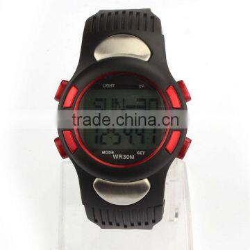 2015 Men Women Sports GYM Running Hunting Digital Watch Fitness 3D Pedometer Calories Counter Pulse Heart Rate Monitor
