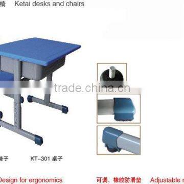 Plastic Kids Study Adjustable Desk and Chair for Kids photo-2