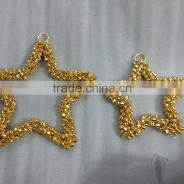 Christmas Gold Bell Star