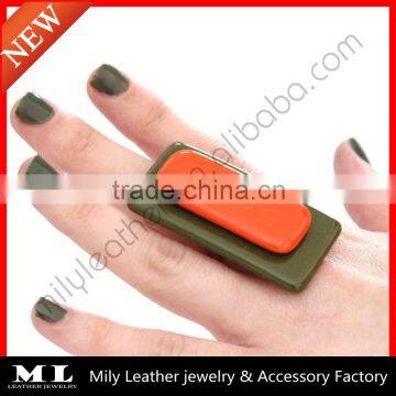 2014 New Design Handmake Fashion Glass Ceramic Ring HR001