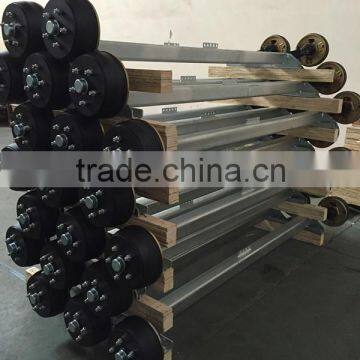 OEM Hot Sale Torsion Axle With Mechanical Brake /Disc Brake/Electric Brakes photo-3