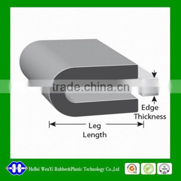 rubber edge for sheet metal