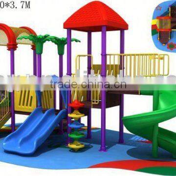 used outdoor gymnastic sports equipment,plastic playground slide LE.JD.047                        
                                                Quality Choice