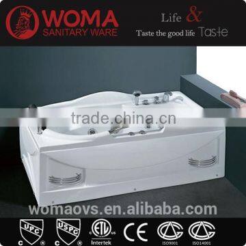 High quality beautiful acrylic hot tub, massage bathtub, hydro spa tub