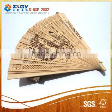 Wooden Souvenir Hand Fan Chinese Newest Wooden Souvenir