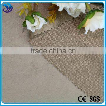 100% polyester knitting weft suede fabric for hometextile and garments