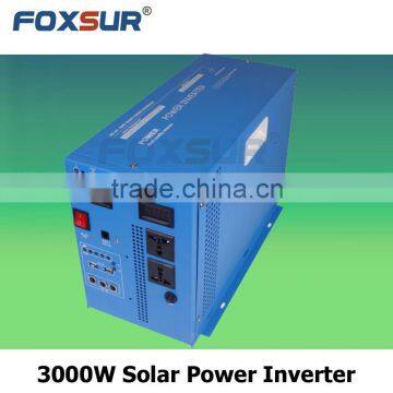 3000W best quality Professional 24V dc to 230V AC Industrial Inverter pure sine wave with controller inside