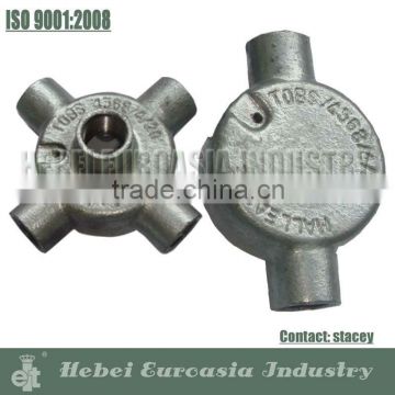 BS4568 Plumbing Fittings Circular Conduit Box