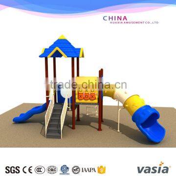 2015 plastic slide buy outdoor playground equipment