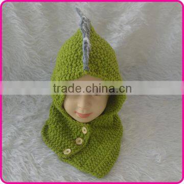 Custom handmade crochet dinosaur hat crochet baby winter hat crochet hooded scarf hat