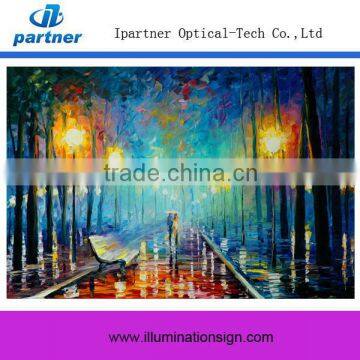 Hot Sale Custom Oil Painting On Canvas With Led