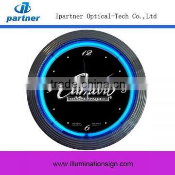 China New Design Cheap Price Neon Wall Clock