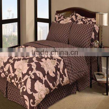 king size 8pcs twill comforter set