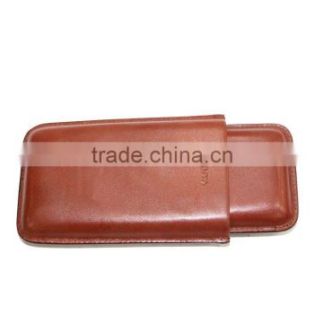 3 fingers leather Cigar Holder