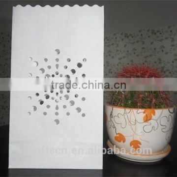 Luminary candle bags made of flameproof paper