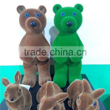 Low cost Popular lovely artificial moss animal for table decoration