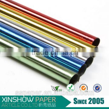 gift wrapping paper colored opp plastic film rolls