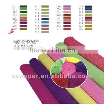 Color Crepe Paper in Rolls Metallic Adhesive Paper Art and Craft Supplies photo-5